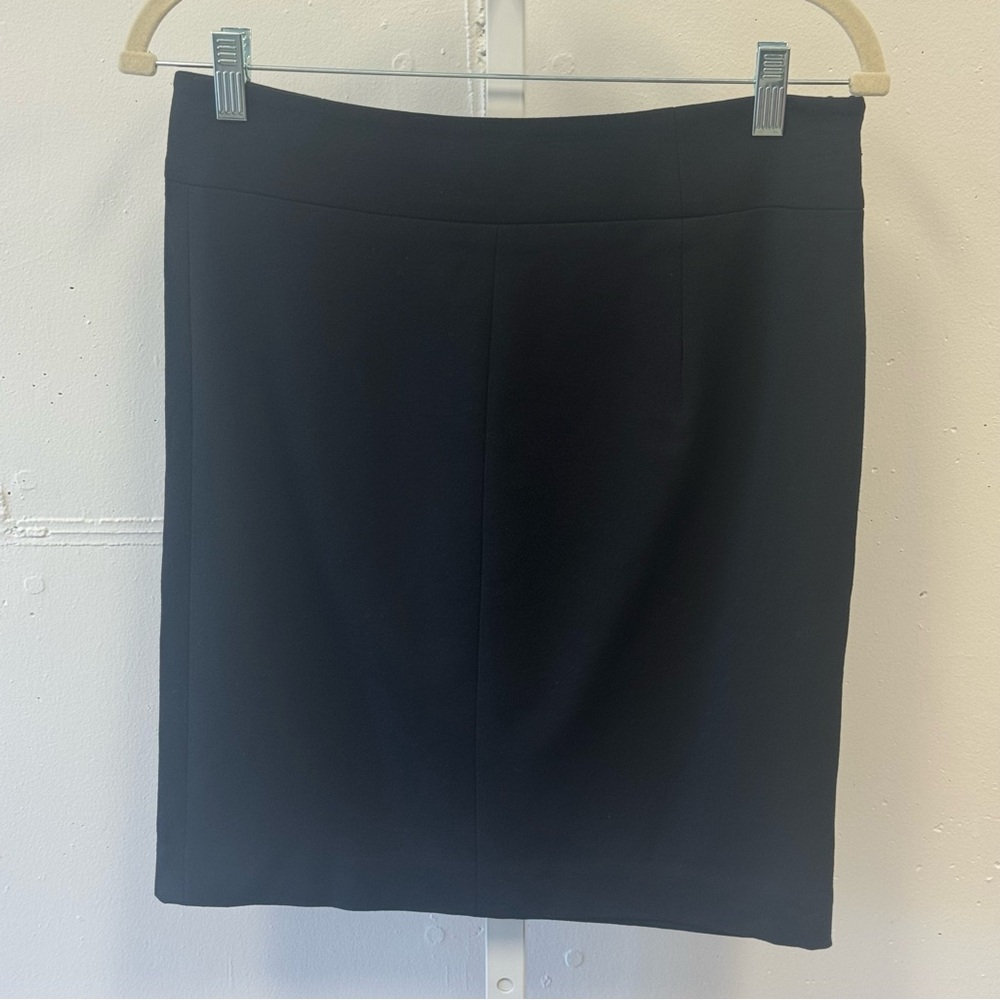 Vince Minimalist Career Pencil Stretch Mini Skirt Black Sz 8‎ VO263-30120
